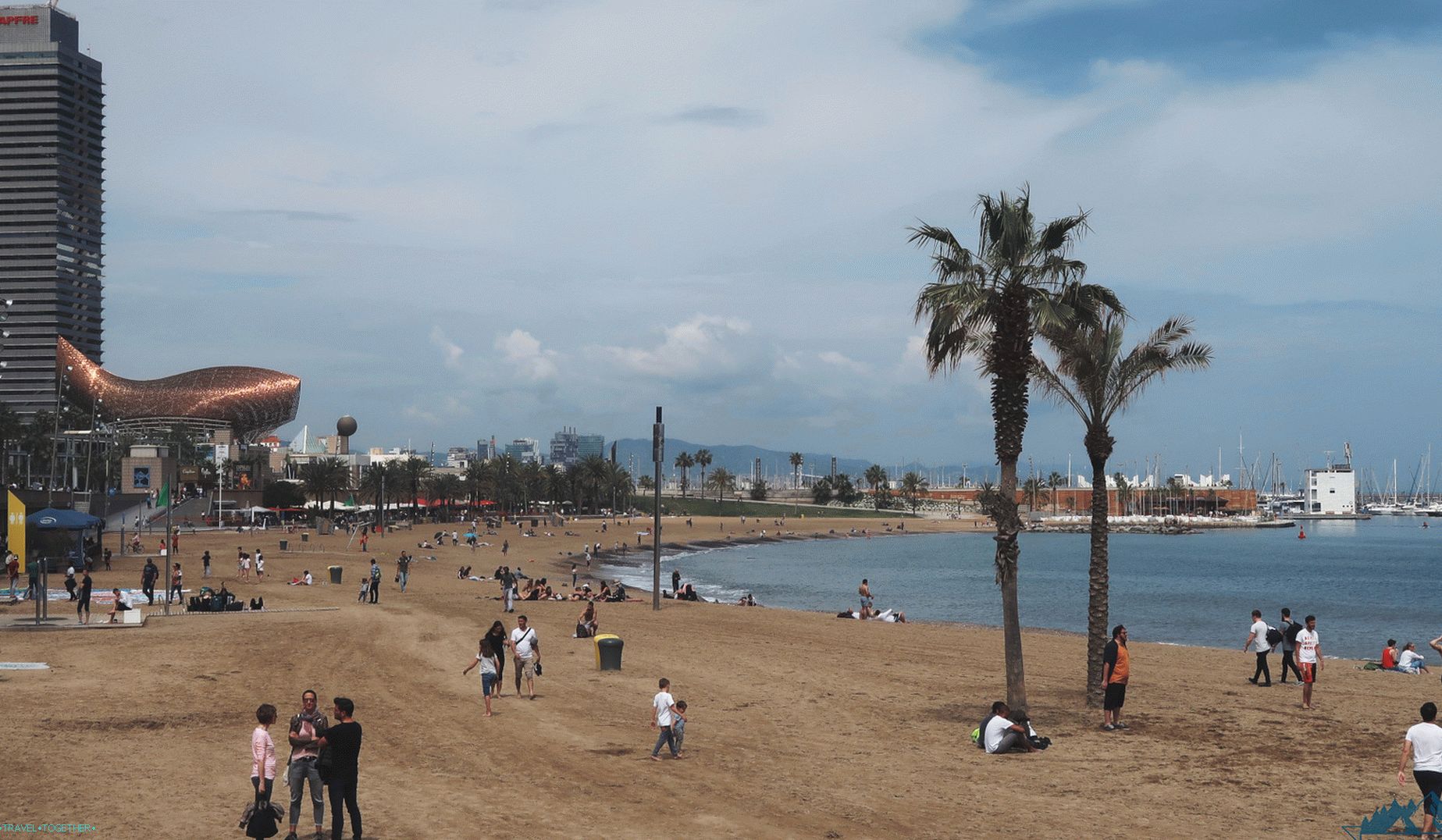 Barcelona,   pláž