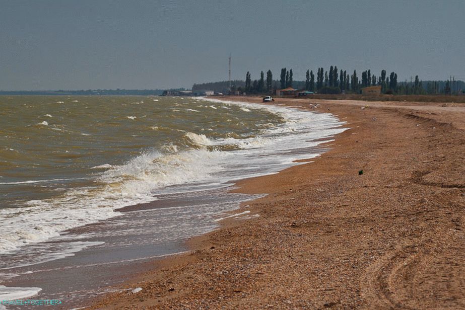 Pobřeží zátoky Taganrog