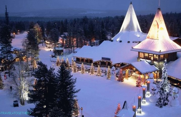 Finsko, vesnice Santa Claus