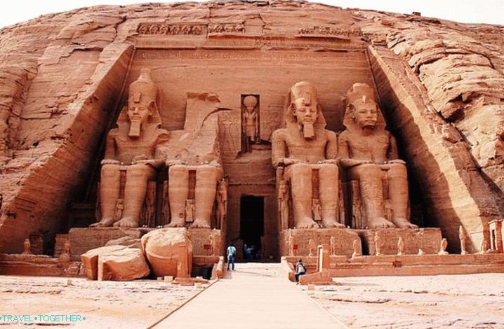 Egypt, chrámy v Abu Simbel