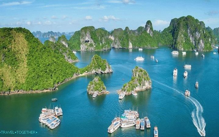 Vietnam, záliv Halong