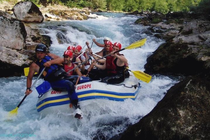 Turecko, rafting je ideální pro fanoušky extrémních sportů