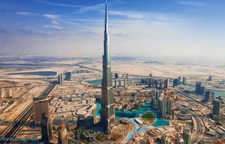 SAE, nejvyšší budova na světě - Burj Khalifa