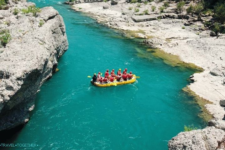 Turecko, rafting