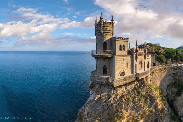 Krym, pohádkový hrad Swallow's Nest