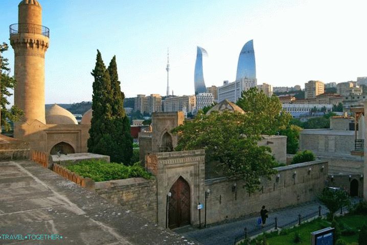 Ázerbájdžán, palác Shirvanshahs v Baku