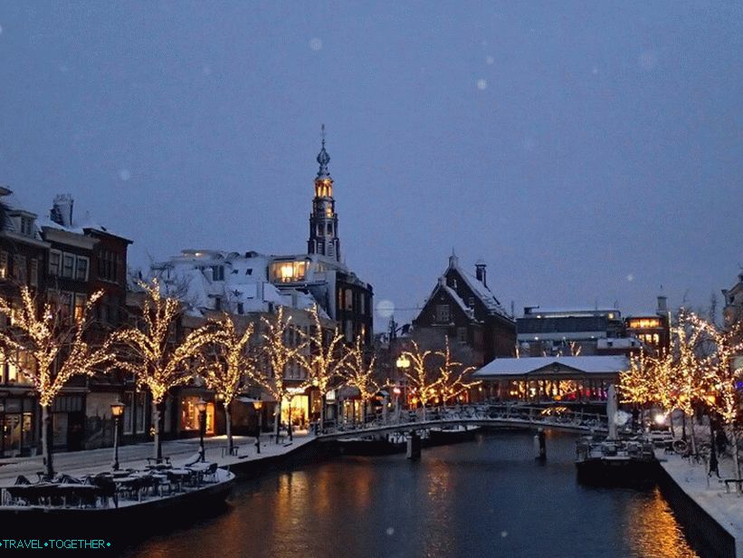 Leiden ve sněhu