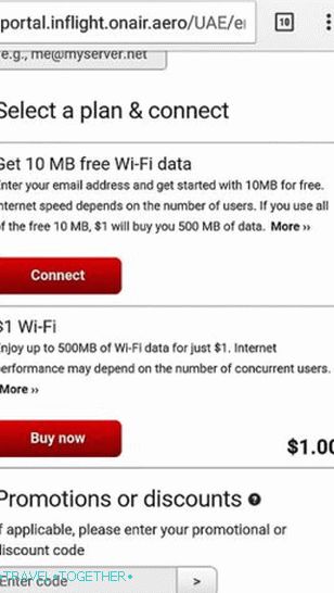 500 MB provozu během letu za pouhých $ 1
