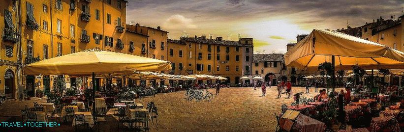 Lucca, staré město