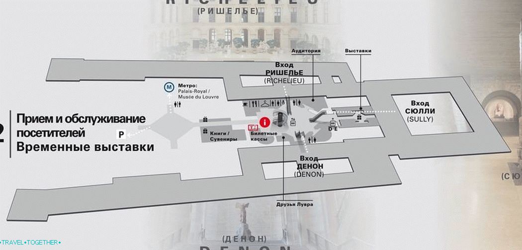 Plan Louvre -2 floor