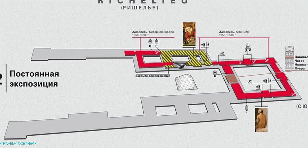 Plan Louvre 2 floor