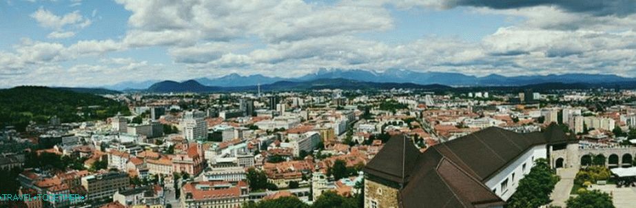 Panorama Lublaně