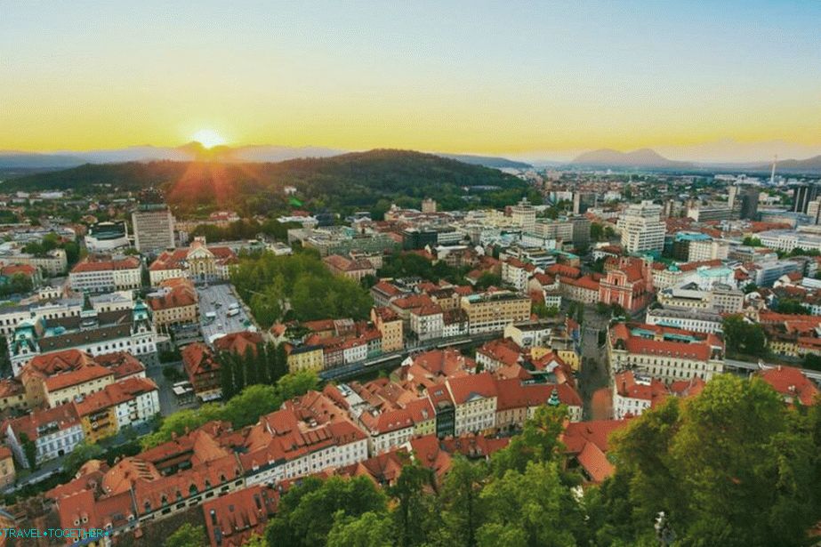 Panorama Lublaně