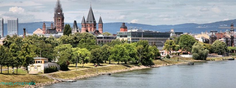 Pohled na Mainz