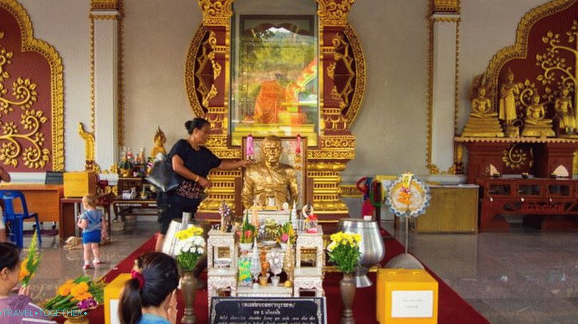 Mumie mnicha na Samui