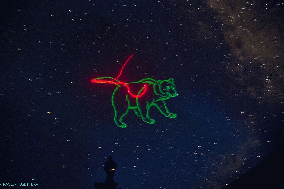 V planetáriu nám konstelace ukázaly laserové ukazovátko