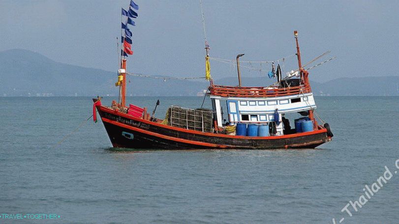 Rybářská loď v Thajsku