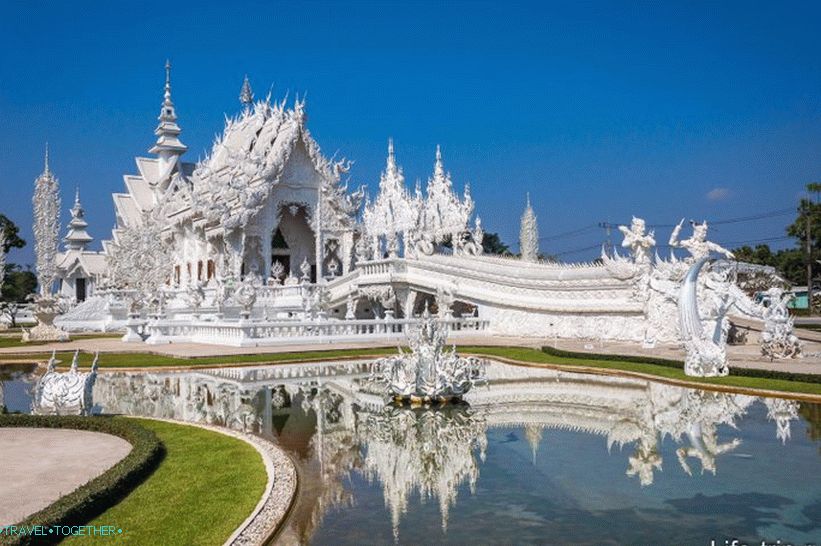 Bílý chrám v Thajsku (Wat Rong Khung)