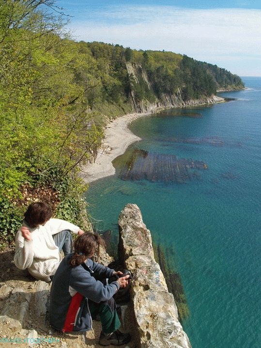 Kiseleva Rock. Poblíž Tuapse.