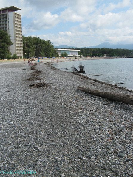Abcházie. Pitsunda.