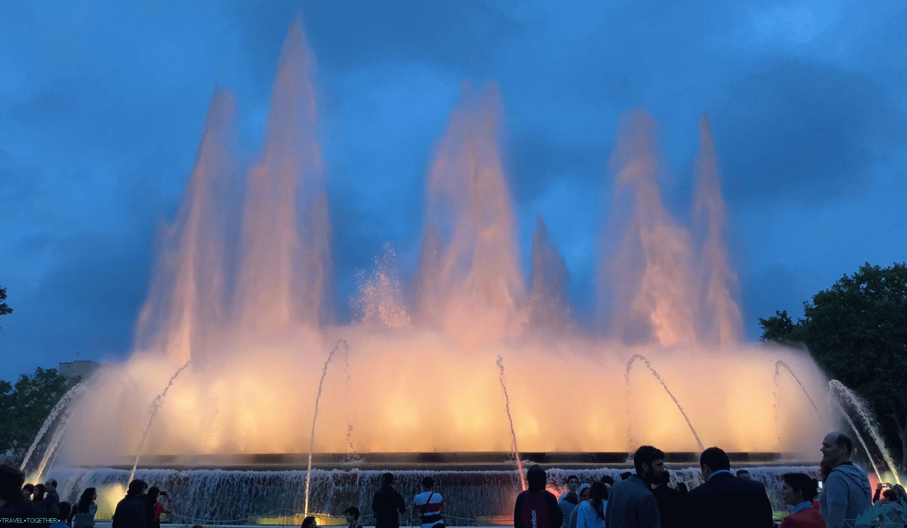 Kouzelná fontána v Montjuic