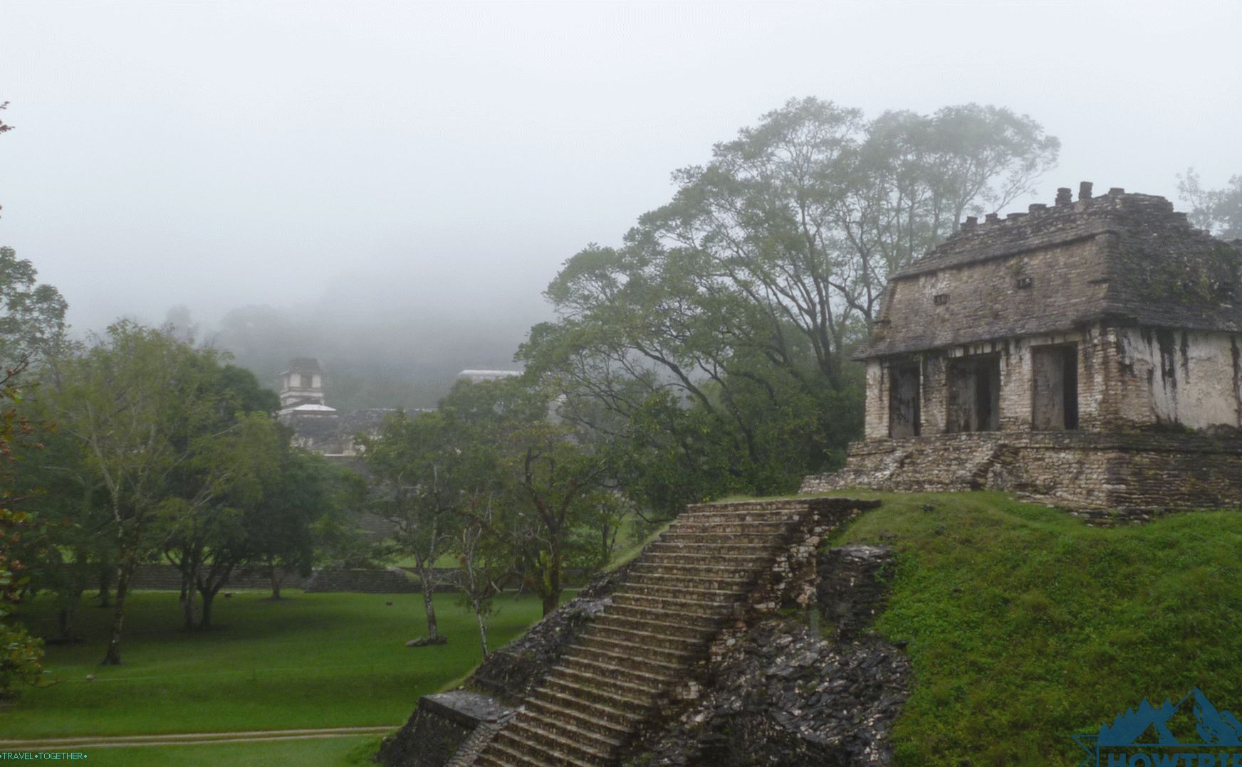 Mayské ruiny v Palenque