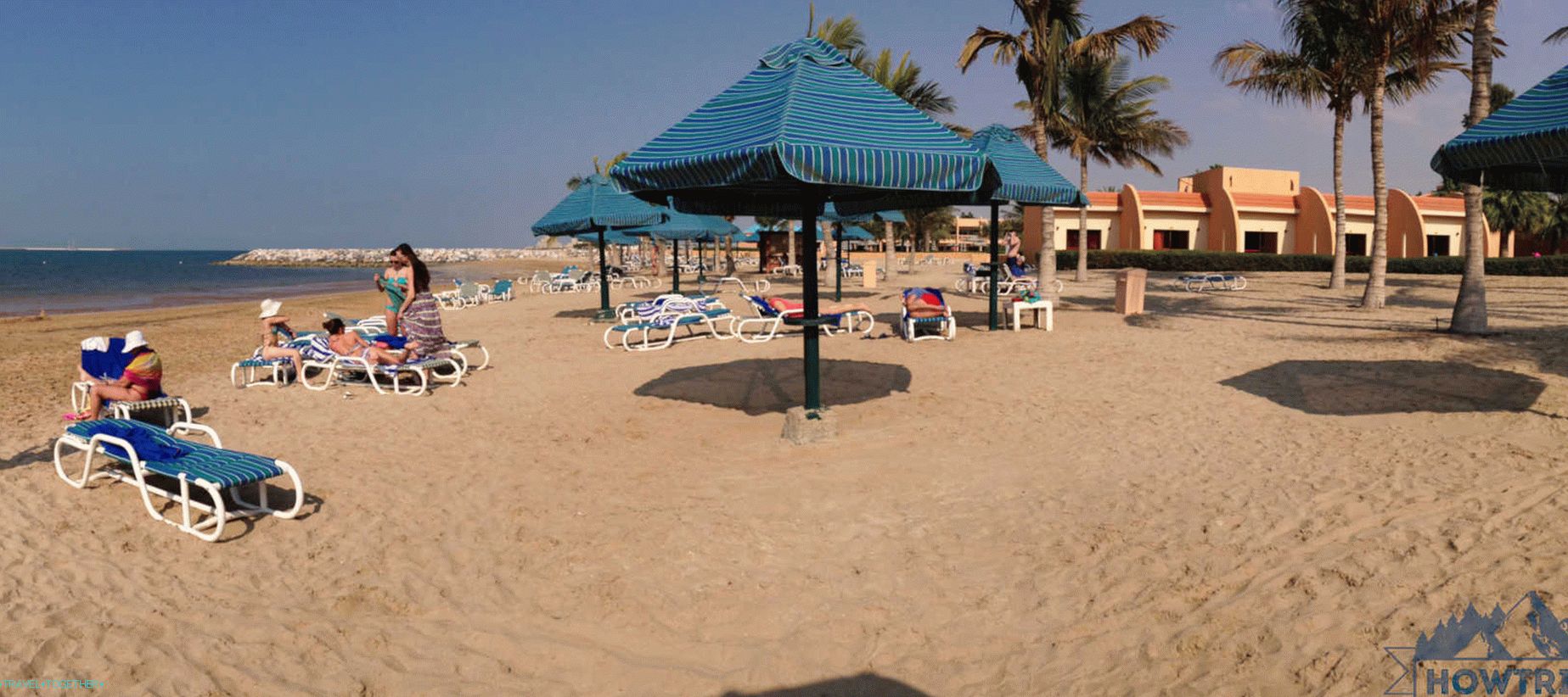 Pláž u Ras al Khaimah