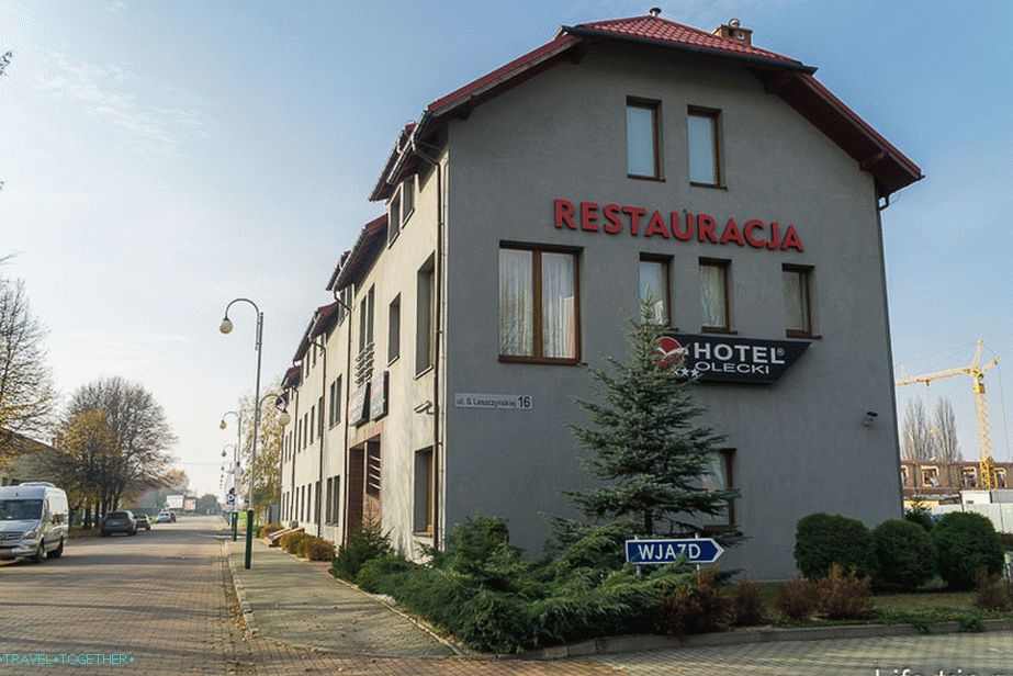 Hotel Olecki, a za táborem Osvětim