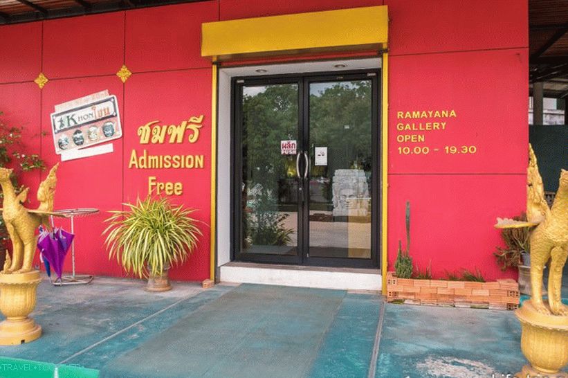 Vstup do galerie zdarma v parku