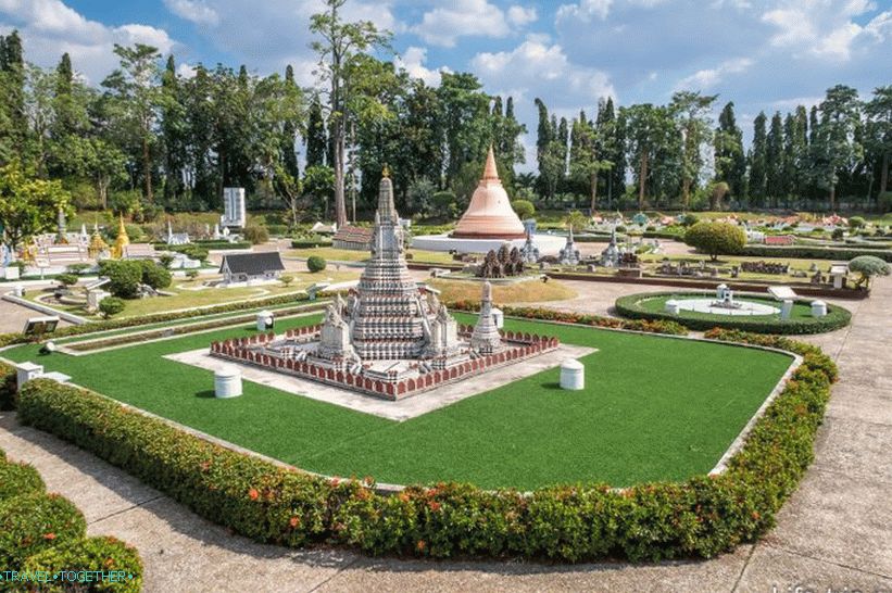 Park Mini Siam v Pattayi - světové mini památky