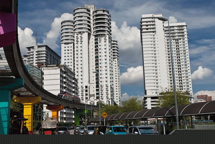 Moderní město Kuala Lumpur
