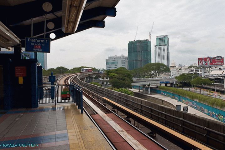Moderní metro v Kuala Lumpur