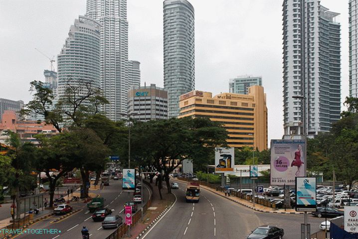 Moderní město Kuala Lumpur
