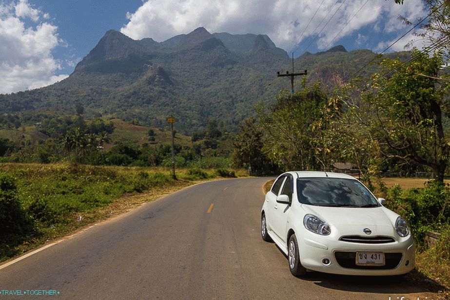 Hora Chiang Dao je vidět