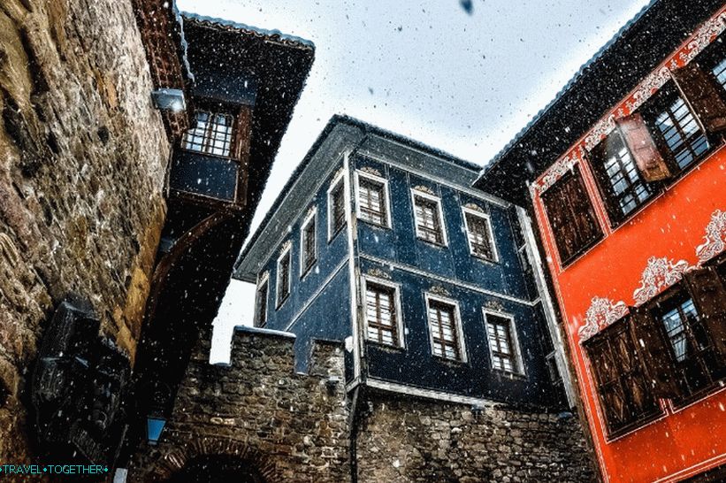 Sníh v Plovdivu