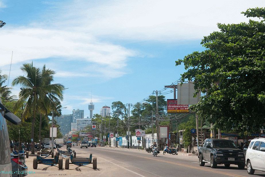 Plážová silnice Jomtien