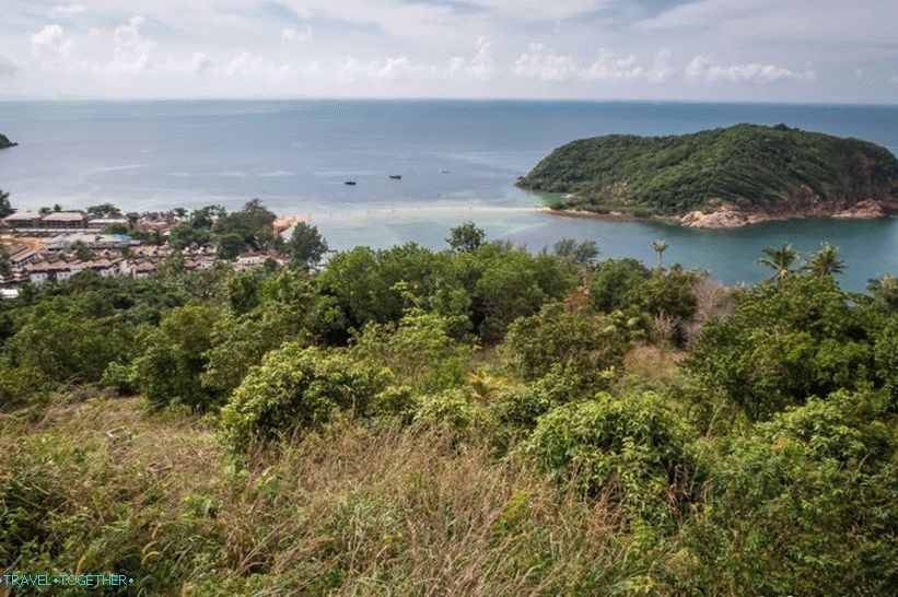 Pohled na pískovou tyčinku z pohledu