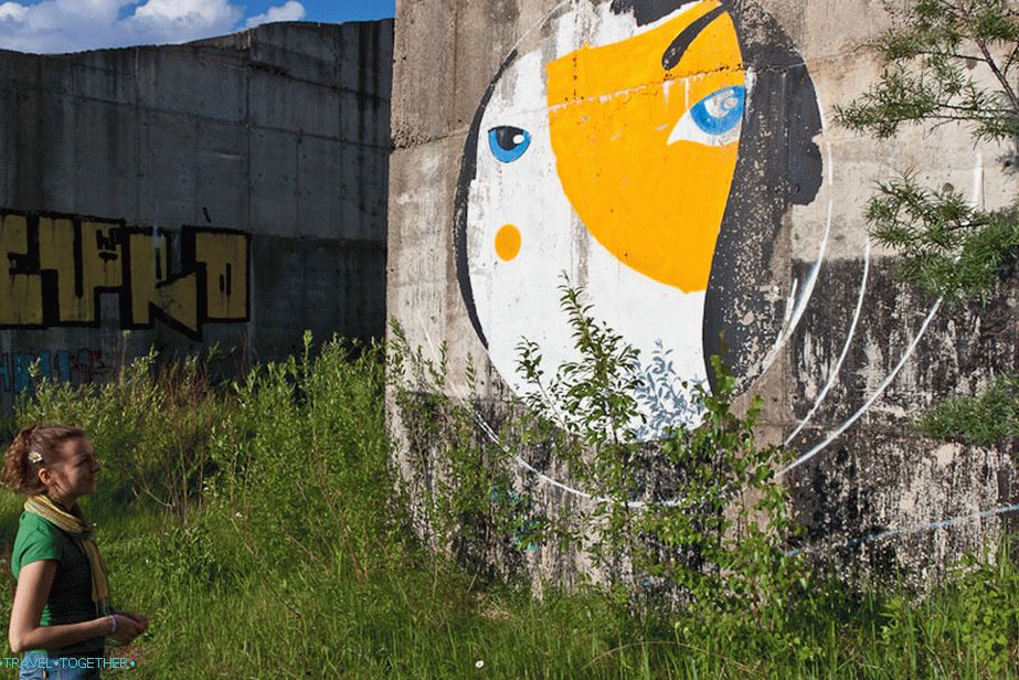 Cool graffiti na stěnách