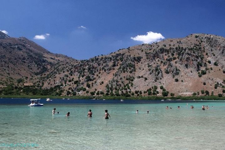 Kréta, jezero Kournas