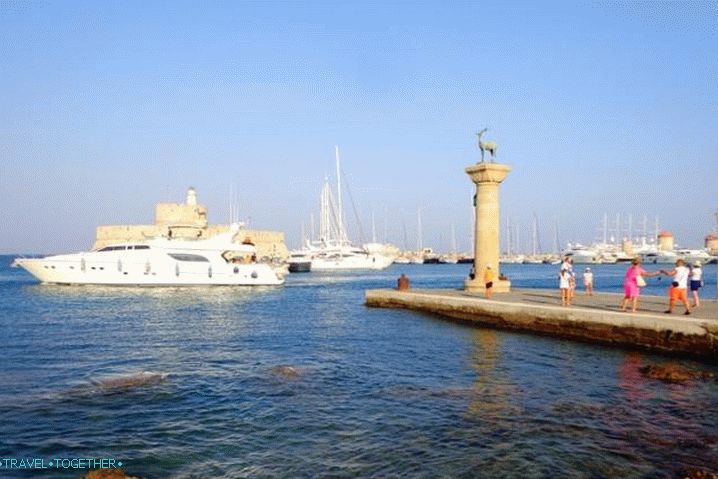 Rhodos, přístav Mandraki