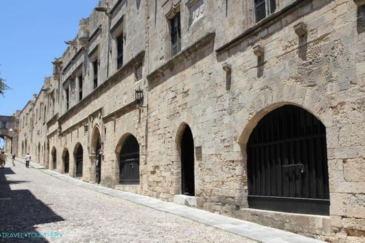 Rhodos, ulice rytířů