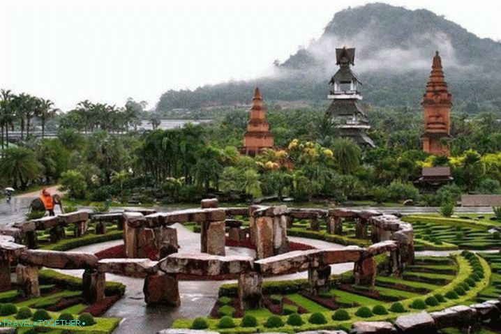 Pattaya, tropický park Nong Nooch