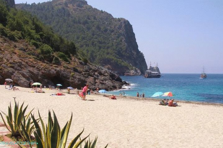 Počasí v Alanyi v prosinci - Kleopatra Beach