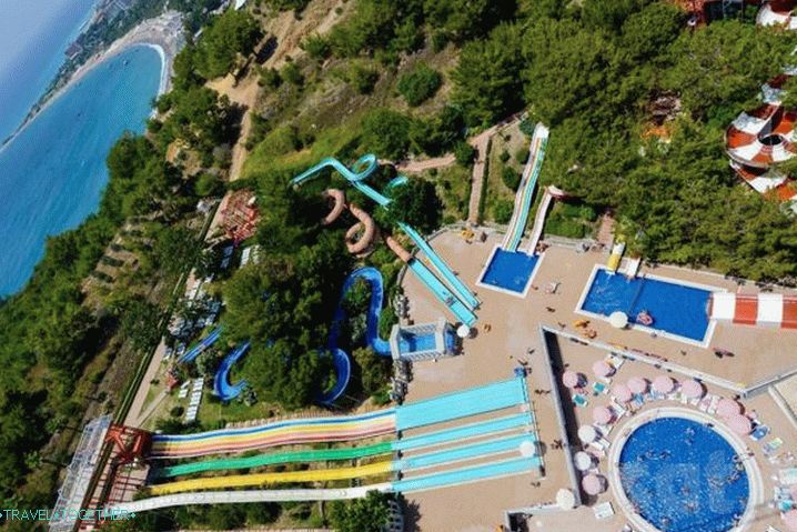 Alanya pro děti, vodní aquapark Rlanet v Alanyi