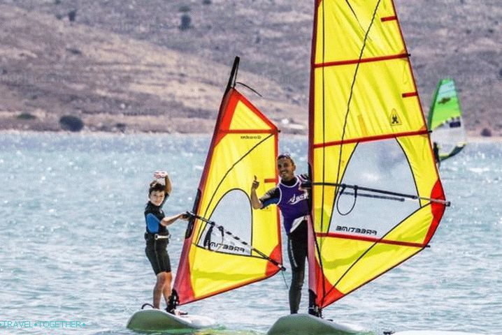 Počasí v Side v červenci - Windsurfing v Side