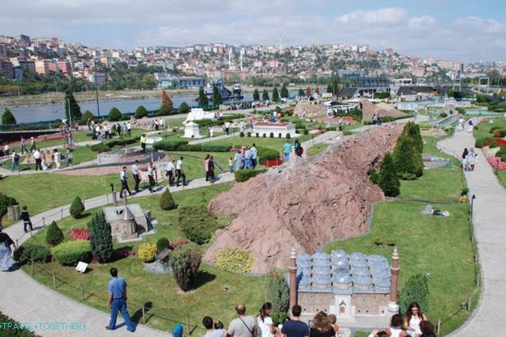 odpočinek s dítětem, Istanbul, park miniaturk