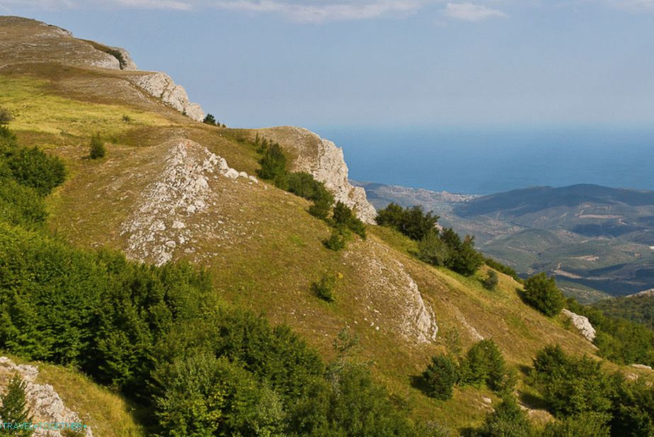 Počasí je dobré, takže výhledy jsou skvělé