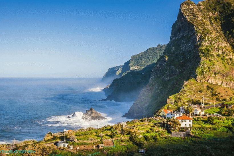 Madeira, severní pobřeží