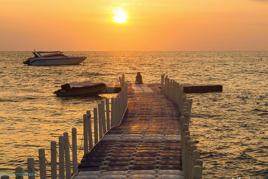 Západ slunce v Khao Lak