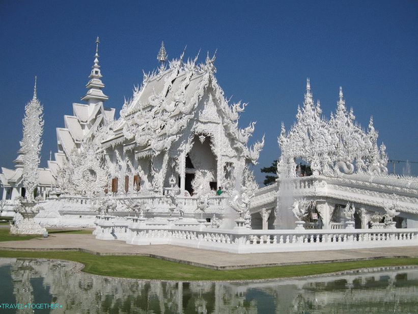 Bílý chrám v Chiang Rai